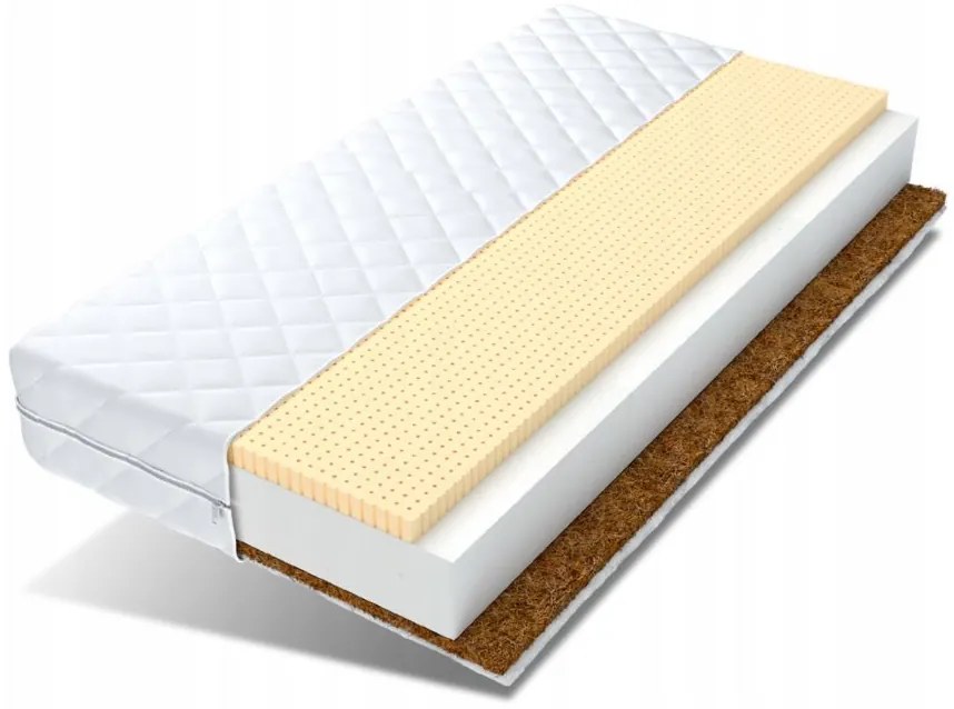 Detský matrac BABY MAX RELAX 120x60x12 cm - pena/latex/kokos