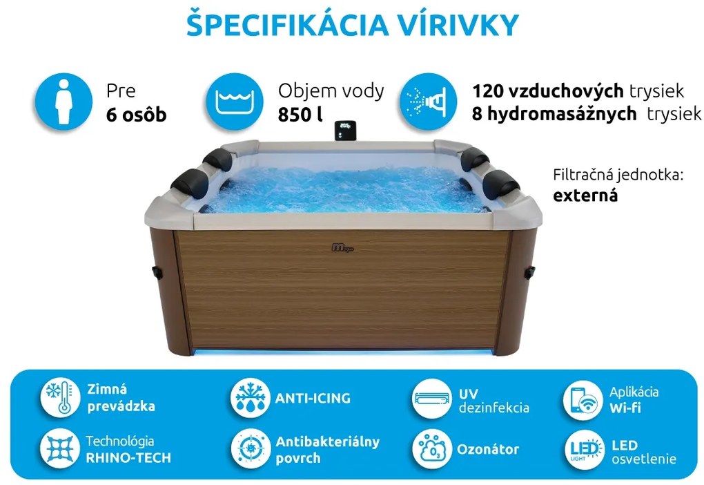 Marimex | Vírivý bazén MSPA Oslo Amber F-AM063W | 11400284