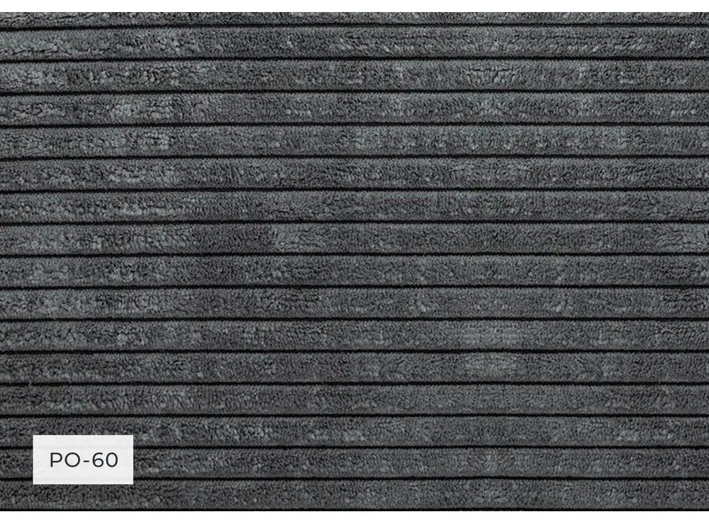 Sivá menčestrová leňoška (pravý roh) Chic Charlotte – Miuform