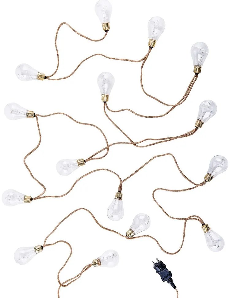 BULB LIGHTS Svetelná reťaz žiarovky 15 svetiel