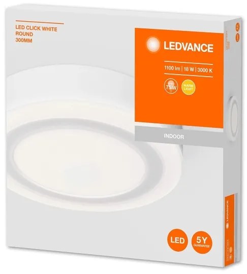 Ledvance - LED Stropné svietidlo ROUND LED/18W/230V priemer 30 cm