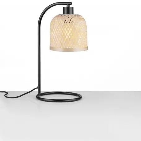 LED prírodno-čierna stolná lampa Intra