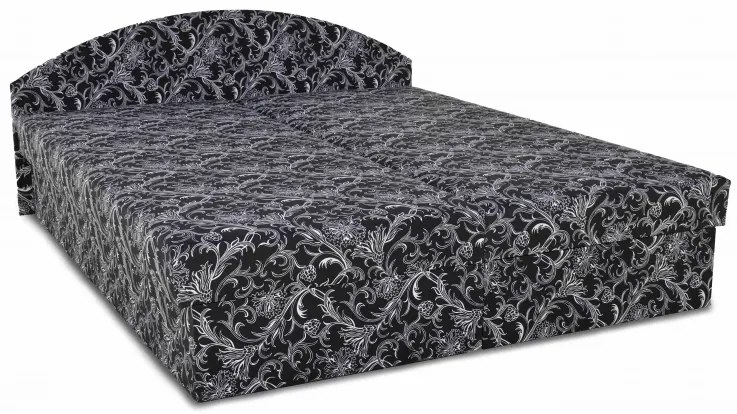 Manželská posteľ ÁJA s úložným priestorom, tehlová (vzor č.14)