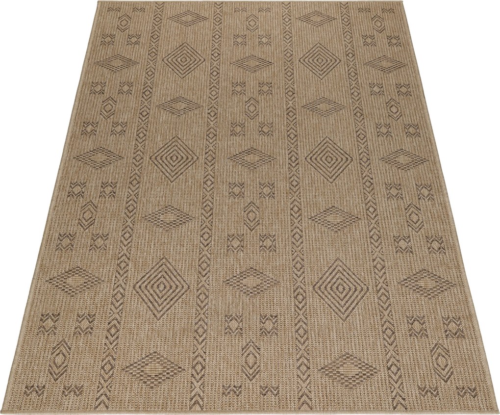 Behúň Dhaka 8711 Black, 80x250, hnedá, chodba / predsieň, Ayyildiz