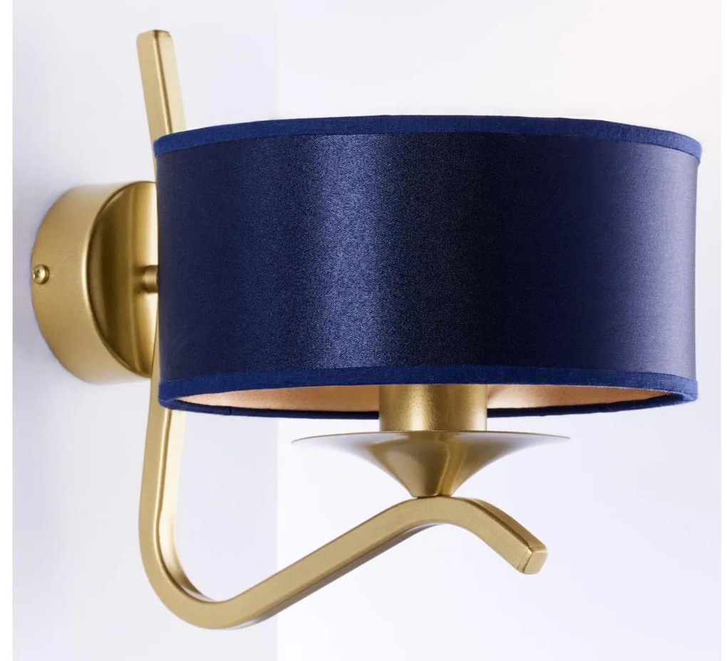 Jupiter 2115 - Nástenné svietidlo KASZMIR 1xE27/15W/230V modré/zlaté