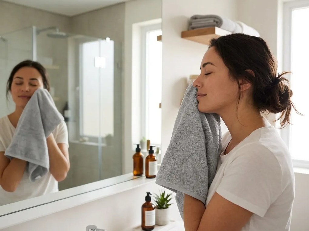 Osuška NORIELLE 50x90 cm svetlosivá, 100% bavlna