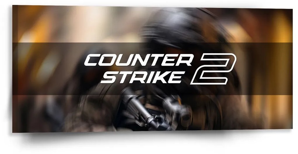 Sablio Obraz Counter Strike 2 Voják - 110x50 cm