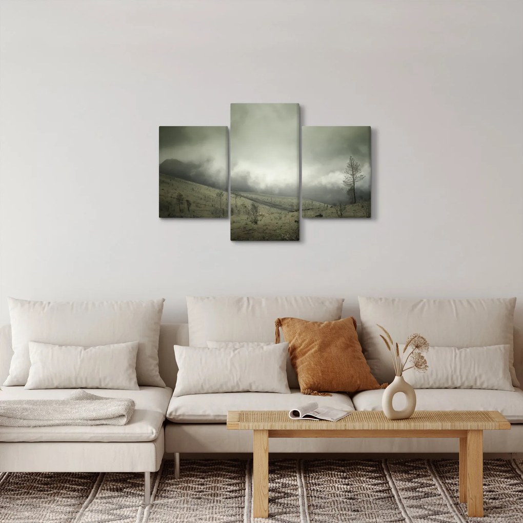 Obraz krajiny pred búrku (90x60 cm)