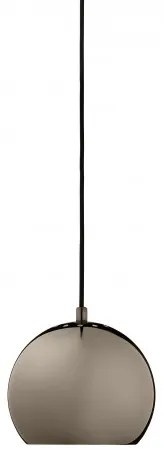 Ball Pendant, závěsné světlo Ø18 cm černá/chrom Frandsen lighting 5702410232549