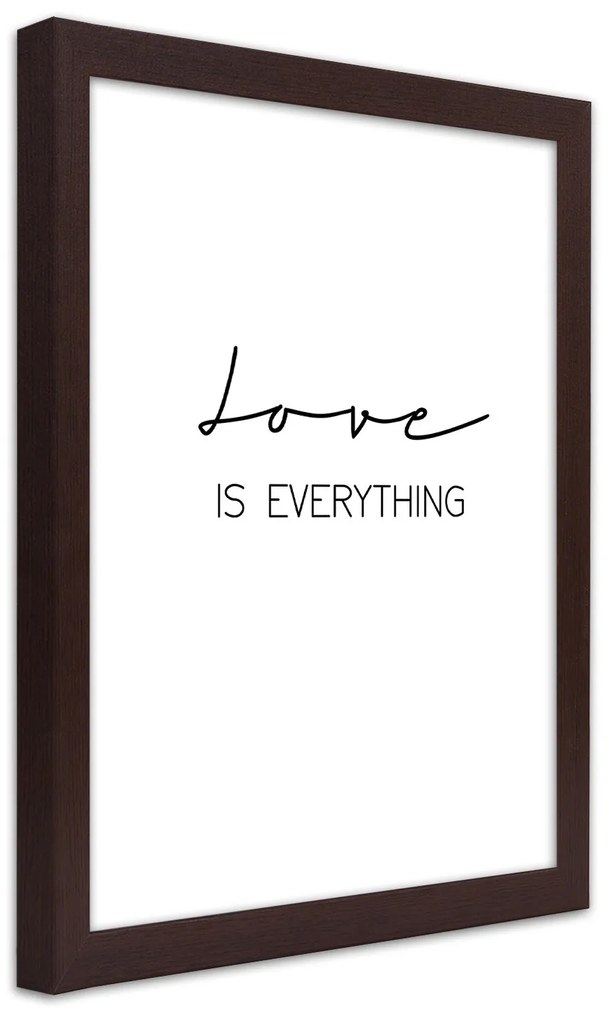 Gario Plagát Love is everything Farba rámu: Bez rámu, Rozmery: 40 x 60 cm