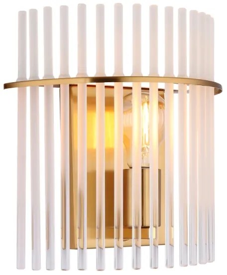 Globo 15698WM - Nástenné svietidlo GORLEY 1xE27/60W/230V zlatá