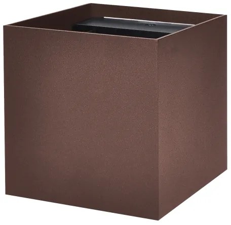 Brilagi - LED Vonkajšie nástenné svietidlo CUBE LED/6W/230V hnedé IP54