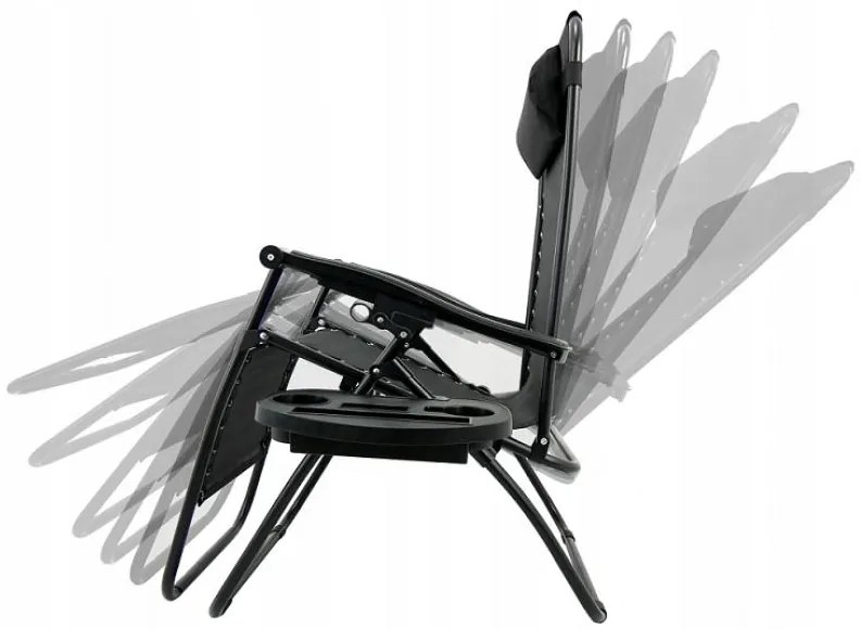 GARDEN LINE Záhradné lehátko so strieškou GardenLine LEZ9962