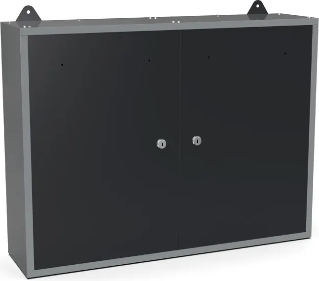 Závesná skrinka na stenu G1, 600 x 800 x 200 mm, 2 dvere, perforovaná
