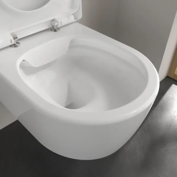 Villeroy & Boch 5656HR01 - Závesné WC so sedátkom SoftClose AVENTO keramika/alpská biela