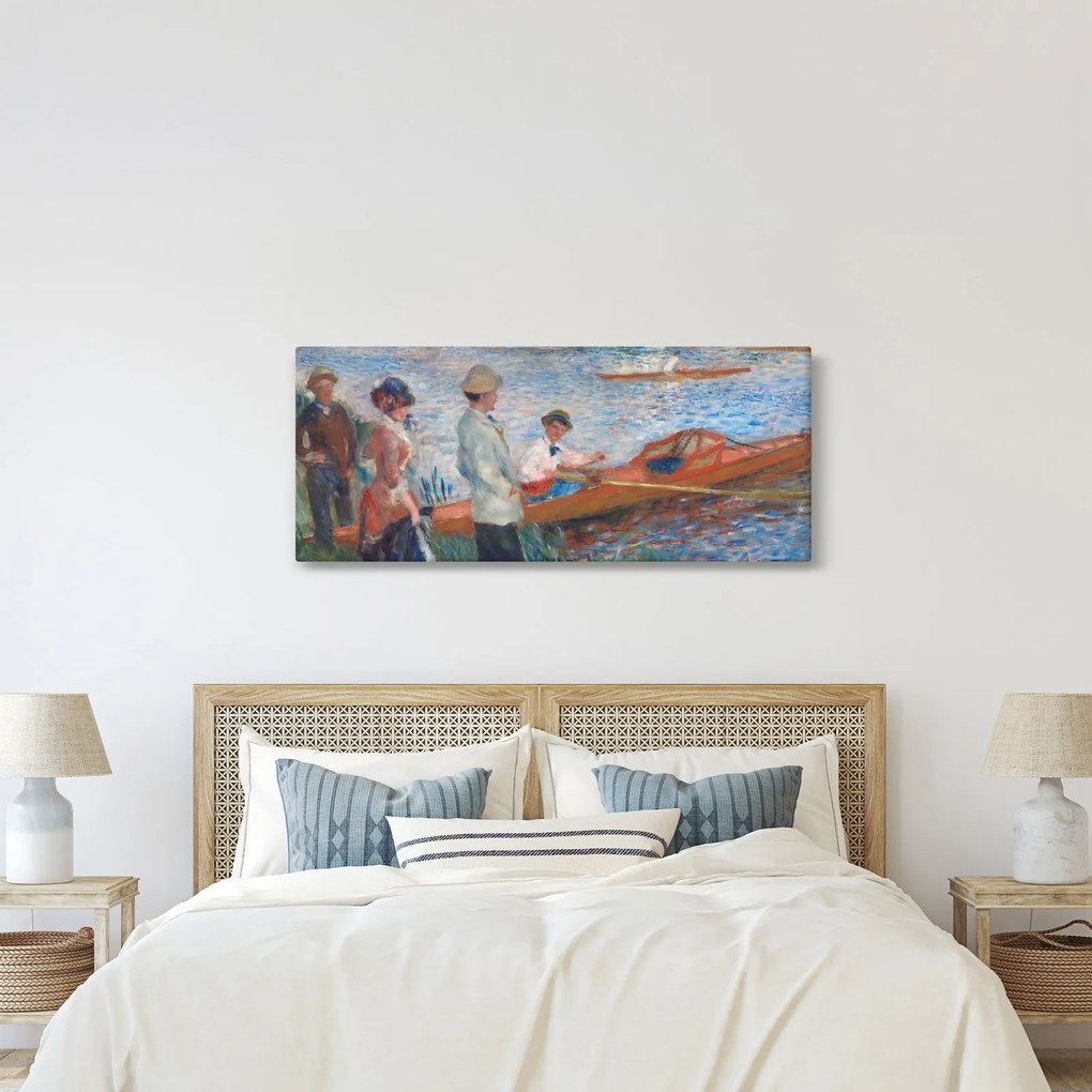 Obraz - Auguste Renoir, Oarsmen at Chatou, reprodukcia (120x50 cm)