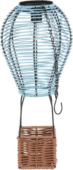 Solárny lampáš balón s LED osvetlením PLA113 BLUE-L