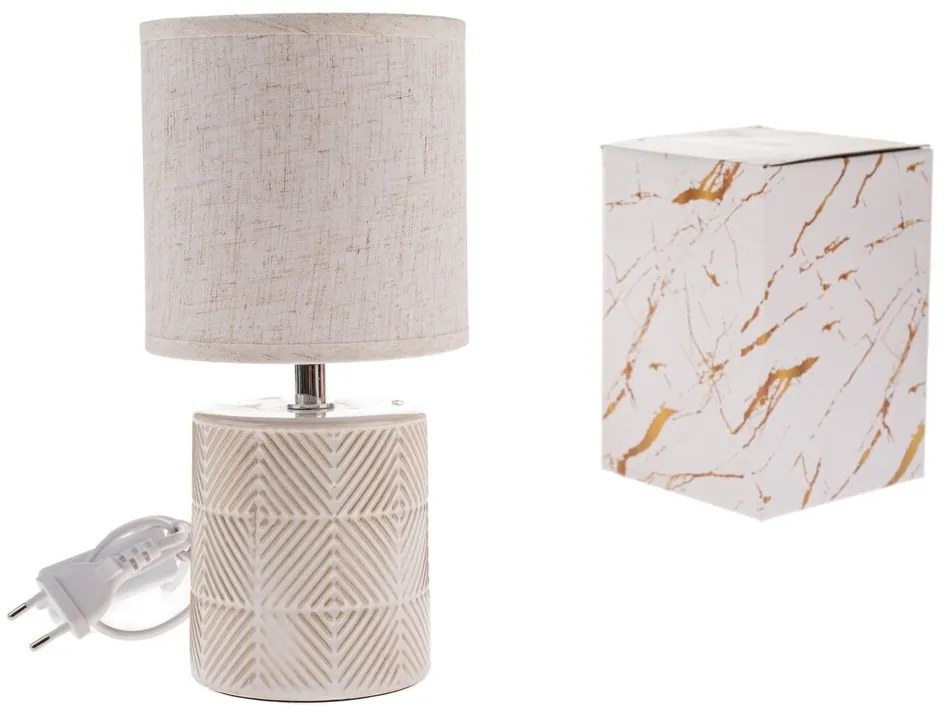 Keramická stolná lampa Azuro 27 cm,