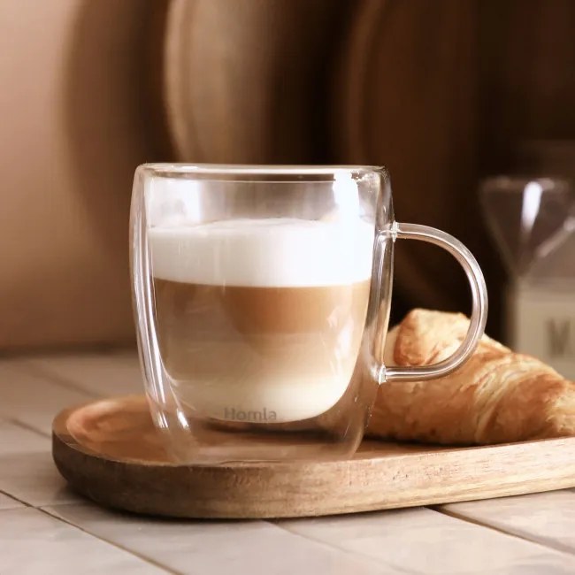 Sada dvoch hrnčekov CEMBRA s dvojitým dnom ALL 833972 420 ml