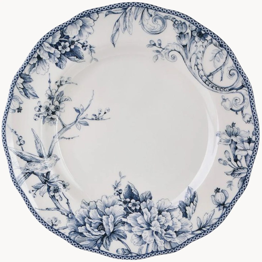 Porcelánové plytké taniere Kensington, 6 ks