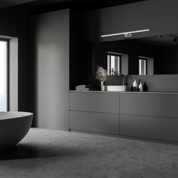 LED kúpeľňové osvetlenie zrkadla SHINE LED/15W/230V 80 cm IP44 lesklý chróm