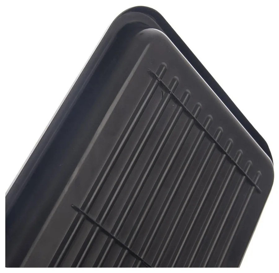 Čierny kovový odkvapkávač 43x23,5 cm Radka – Orion