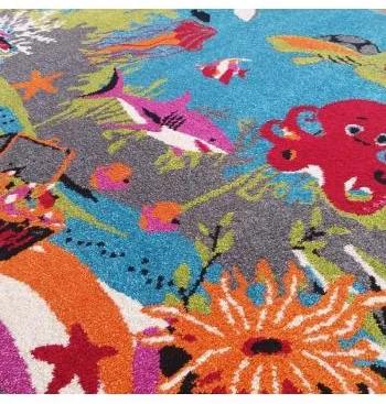 Farebný koberec s motívom Podmorský svet
