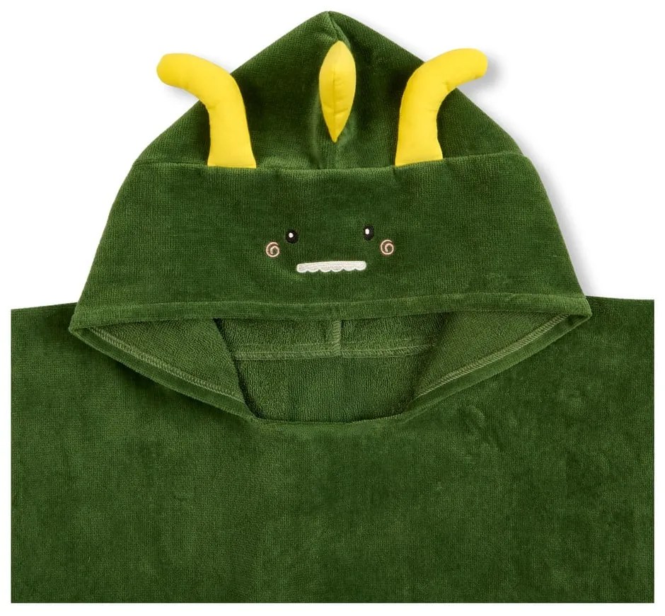Zelené bavlnené detské pončo Joep – Good Morning