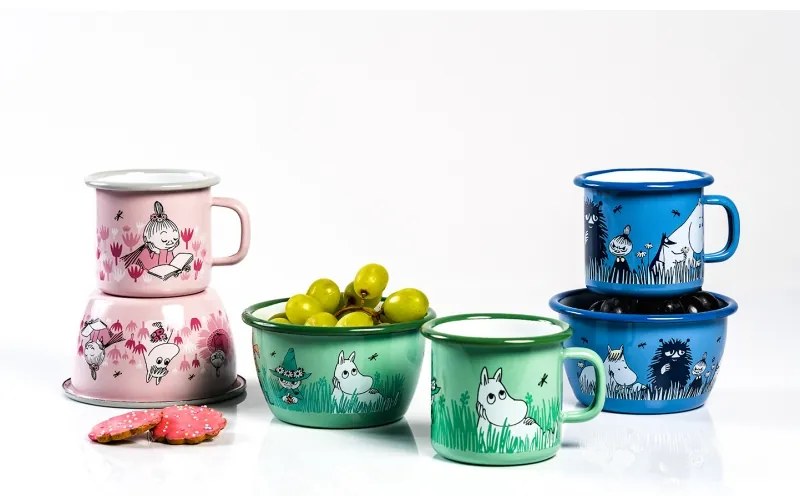 Hrnček Moomin Friends 0,25l, smalt / modrý