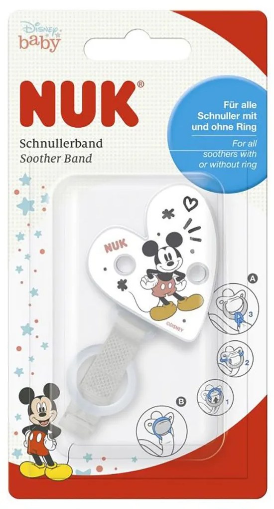 Stužka na cumlík NUK Disney MICKEY