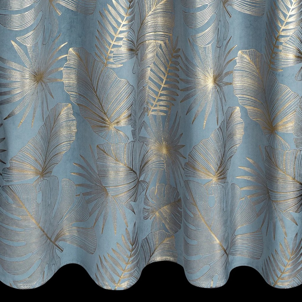 ZATEMŇOVACÍ ZÁVES NA KRÚŽKOCH ARIA 135X250 CM LISTY