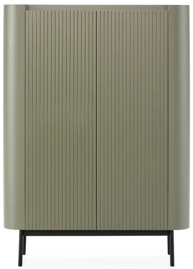 Zelená skrinka 100x140x40 cm Willa – MOME