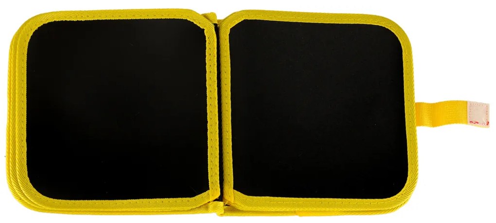 KIK Prenosný kriedový skicár Medvedík – vodotesný, umývateľné kriedové fixky, 14 strán