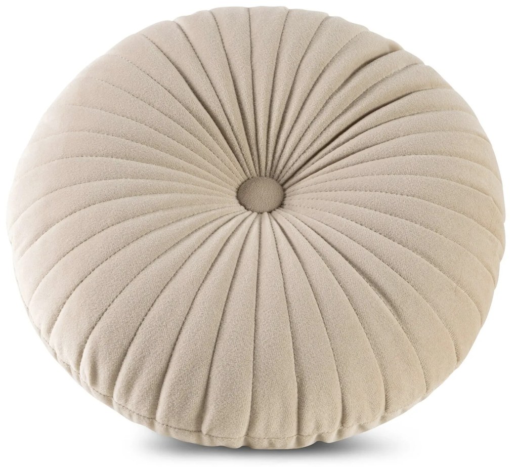 DEKORAČNÝ VANKÚŠ VELVET68 (FI) 40 CM BÉŽOVÁ