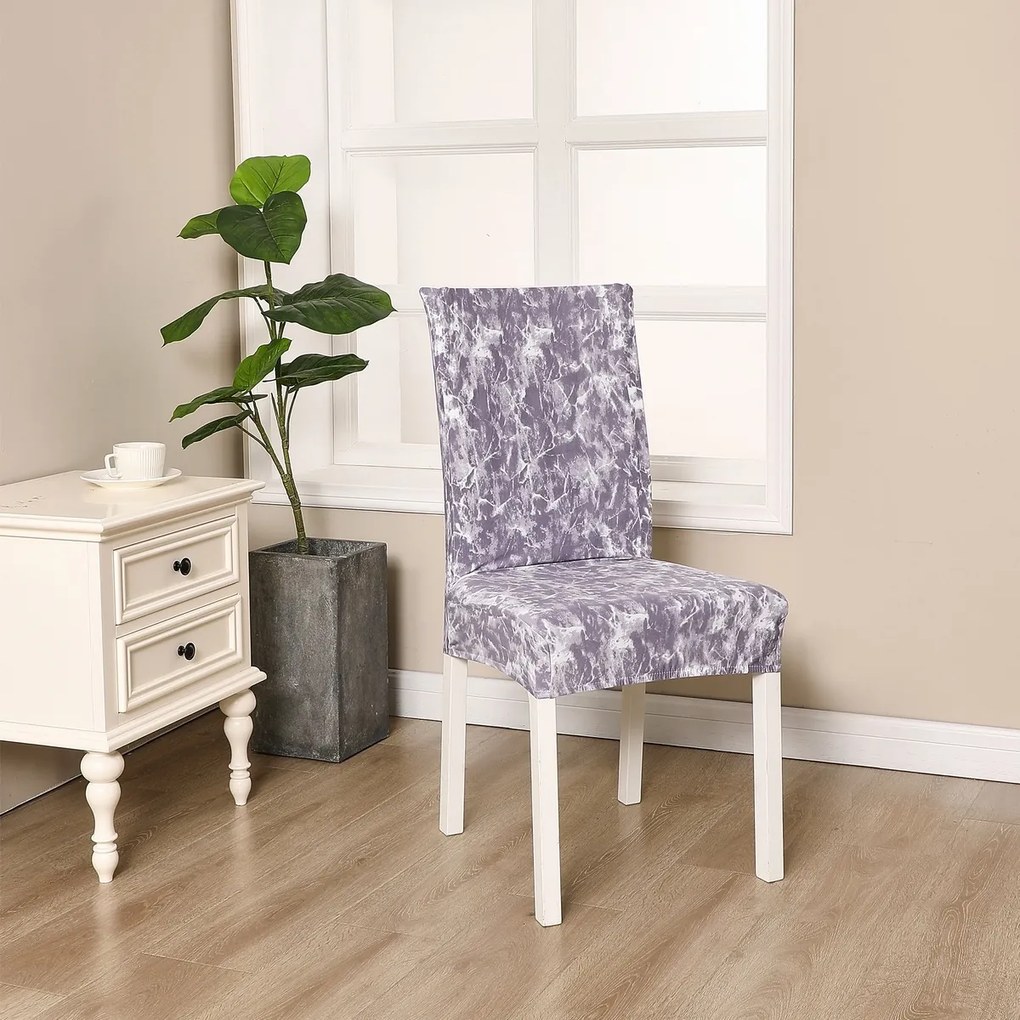 4Home Napínací poťah na stoličku Marble 45 - 50 cm, sada 2 ks