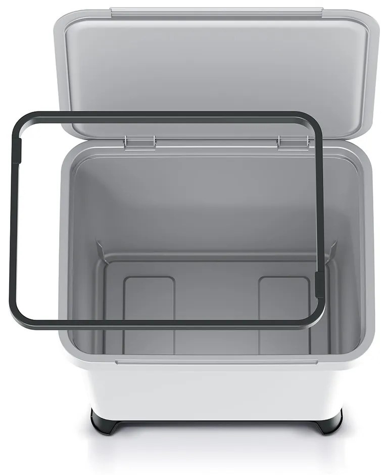 Odpadkový kôš SYSTEMO 29 l svetlosivý