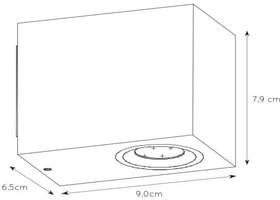 Lucide 22860/05/30 - LED Stmievateľné vonkajšie svietidlo ZORA 1xGU10/5W/230V IP44