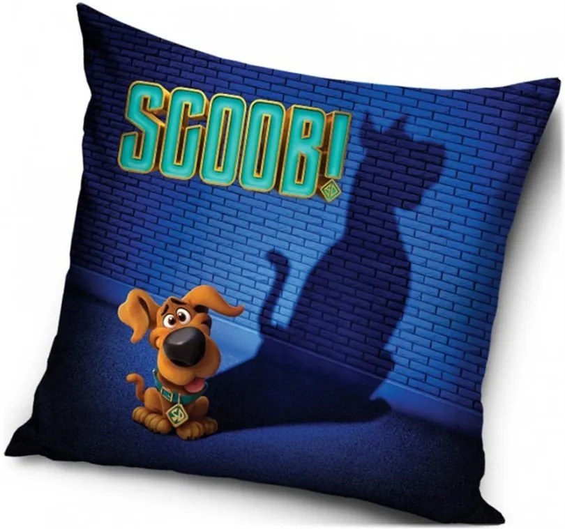 Vankúš SCOOB! - motív Scrappy-Doo - 40 x 40 cm