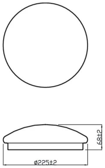 Philips - LED Stropné svietidlo MOIRE LED/6W/230V