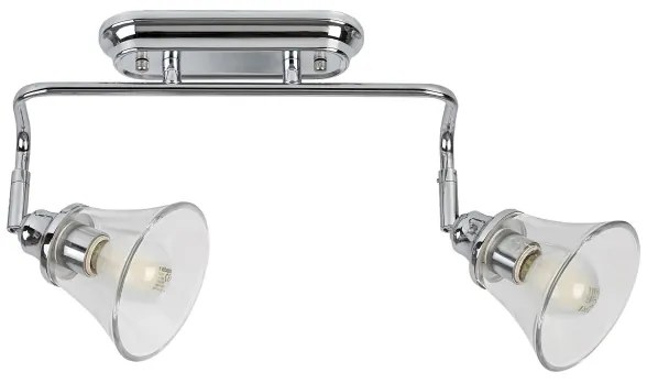 Rabalux 3208 - Kúpeľňové bodové svietidlo ANTOINE 2xE14/40W/230V IP44