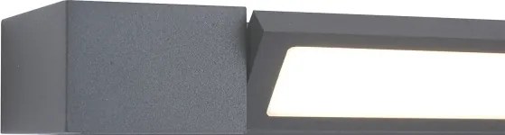 Brilagi - LED vonkajšie nástenné svietidlo AQUA LINE LED/12W/230V 45 cm IP44 antracit CRI 90