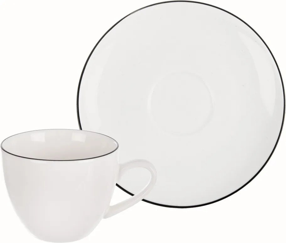 Biela porcelánová šálka na espresso 100 ml Decora – Orion