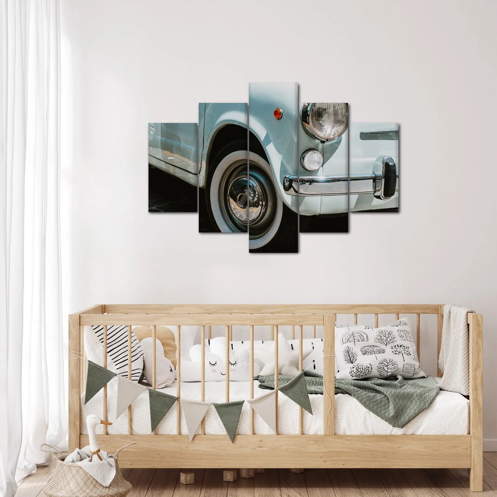 Obraz - Retro auto Fiat (150x105 cm)