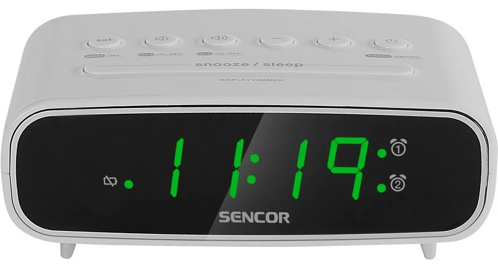 Sencor SRC 2600 W rádiobudík, biela