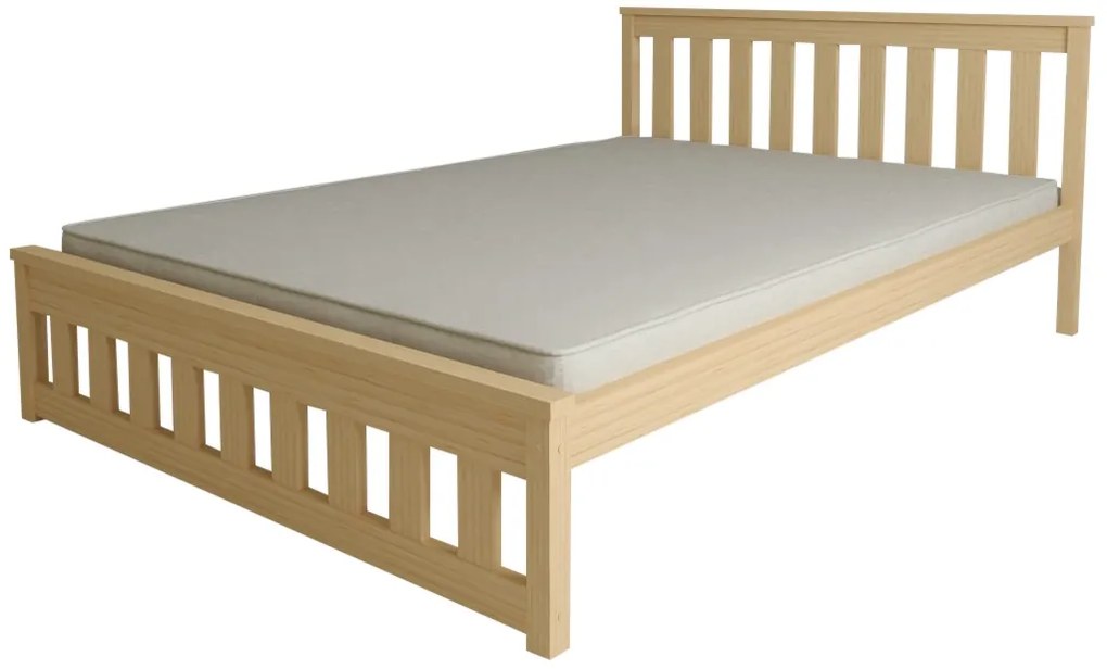 Posteľ MAICA 90 x 200 cm, borovica Rošt: S latkovým roštom, Matrac: Matrac Deluxe 10 cm