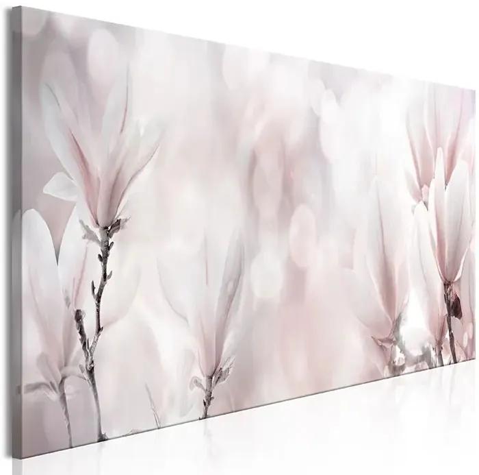 Obraz - Misty Flowers (1 Part) Narrow Veľkosť: 150x50, Verzia: Na talianskom plátne