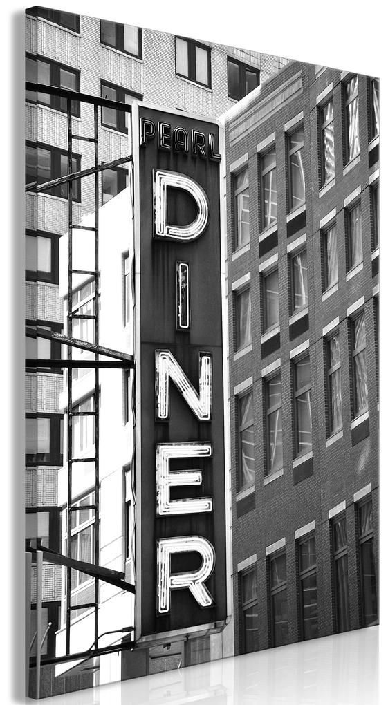 Artgeist Obraz - New York Neon Sign (1 Part) Vertical Veľkosť: 60x90, Verzia: Standard