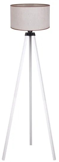 Duolla - Stojacia lampa 1xE27/60W/230V pr. 44 cm béžová/biela