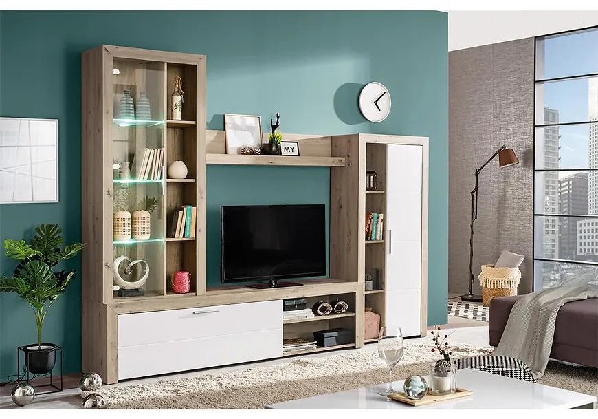 Obývacia stena Merida šedá dub 11008240