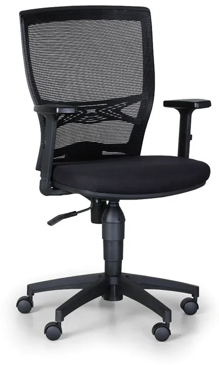 Kancelárska stolička VENLO 1+1 ZADARMO, čierna